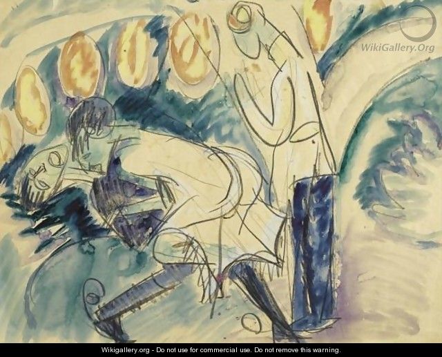 Pantomime Reimann - Ernst Ludwig Kirchner