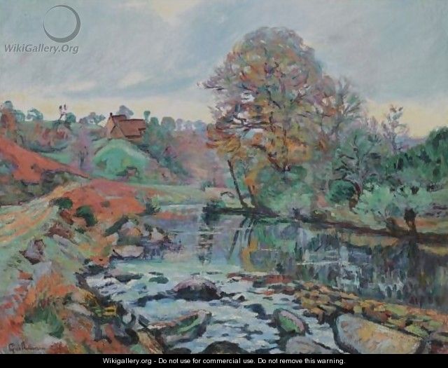 Paysage De La Creuse, Vue Du Pont Charraud - Armand Guillaumin