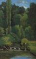 Ruisseau Dans La Foret - Gustave Courbet
