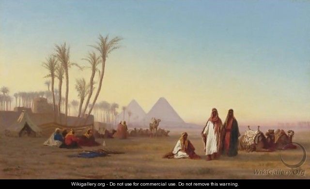 The Pyramids Of Giza, Egypt - Charles Théodore Frère