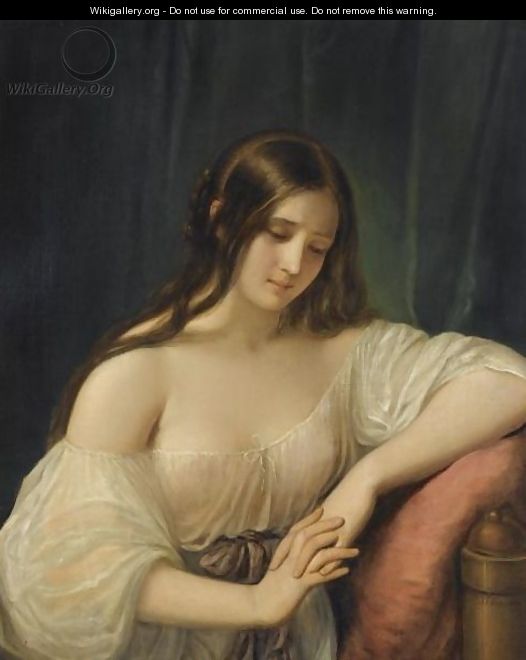 Portrait Of A Lady - Natale Schiavoni