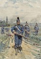 'De Beierse Infanterie Tegen De Franse Artillerie In De Maand Augustus Ter Hoogte Van Woerth (Bas-Rhin, Elzas)' - Jan Hoynck Van Papendrecht