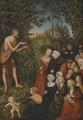 Saint John The Baptist Preaching In The Wilderness - (after) Lucas The Younger Cranach