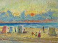 Plage Animee Au Cocher De Soleil - Nicolas Tarkhoff