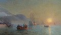 Columbus Sailing From Palos - Ivan Konstantinovich Aivazovsky