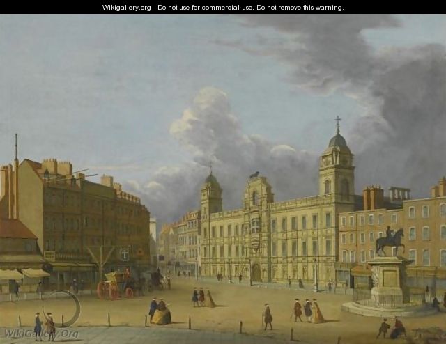 A View Of Old Northumberland House, London - John Paul