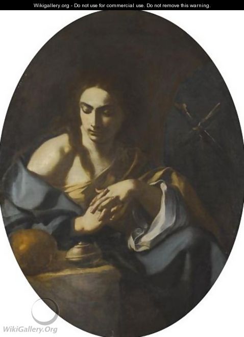 The Penitent Magdalen - Francesco de Mura