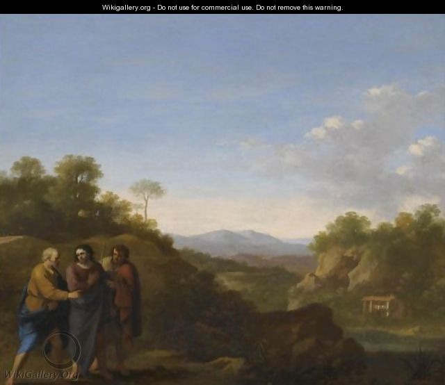 The Calling Of Andrew And Peter - Cornelis Van Poelenburgh