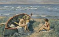 Motiv Fra Bastad (The Beach At Bastad) - Paul-Gustave Fischer