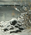 Luminen Maisema (Snowy Landscape) - Akseli Valdemar Gallen-Kallela