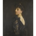 Portrait Of Lady Young - Sir John Lavery