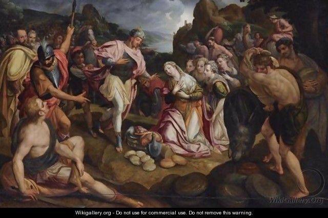 The Meeting Of David And Abigail - (after) Frans, The Elder Pourbus
