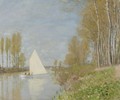 Voilier Sur Le Petit Bras De La Seine, Argenteuil - Claude Oscar Monet