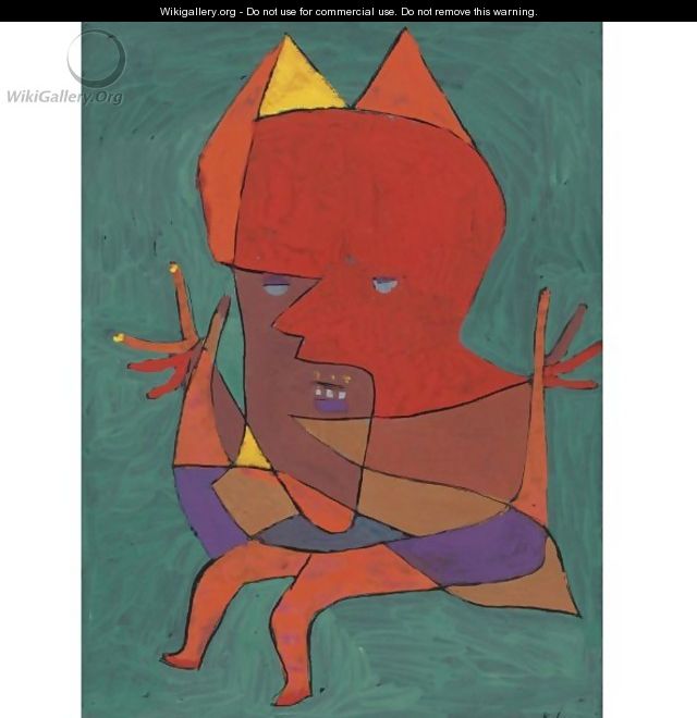 Figurine Kleiner Furtufel (Figurine Small Fire Devil) - Paul Klee