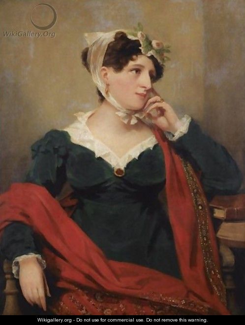 Portrait Of Mrs John Hutcheson Fergusson Of Trochraigne - Sebastien Leclerc