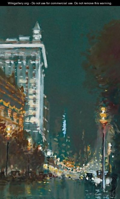 Collins Street, Melbourne - George Hyde Pownall
