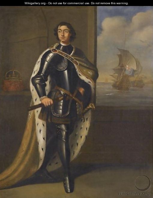 Portrait Of Tsar Peter The Great - (after) Kneller, Sir Godfrey