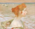 Profil De Jeune Fille Au Bord De La Mer - Paul Albert Besnard