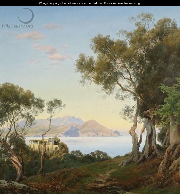 Italianate Landscape 2 - Janus Andreas Bartholin La Cour