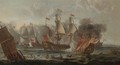 The Battle Of Lowestoft, The Second Dutch War, 1665 - (after) Adriaen Van Diest