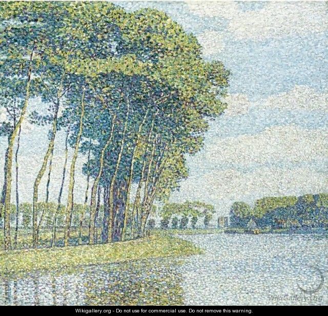 Baume Am Kanal (Trees By A Canal) - Paul Baum