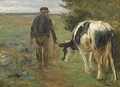 Bauer Mit Kuh (Farmer And Cow) - Max Liebermann