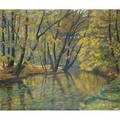 The Bela Stream In Autumn - Antonin Hudecek