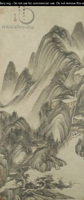 Rocky landscape - Wang Jianzhang