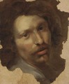 Study Of The Head Of A Man - Flemish School