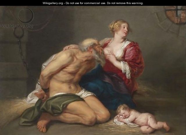 Roman Charity - (after) Sir Peter Paul Rubens