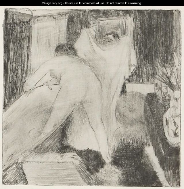 La Sortie Du Bain 4 - Edgar Degas