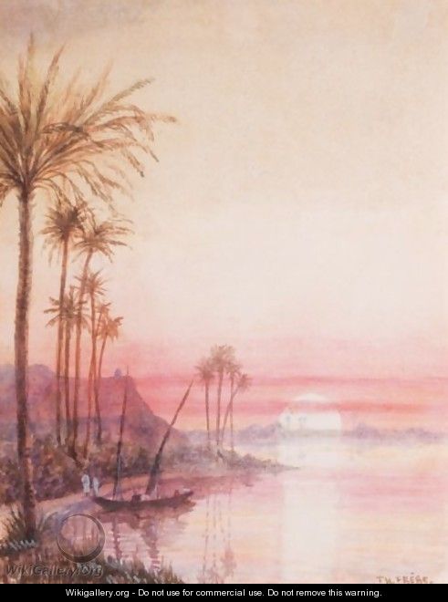 Sunset - Charles Théodore Frère