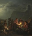 Market Square In Rotterdam At Night - Petrus Van Schendel