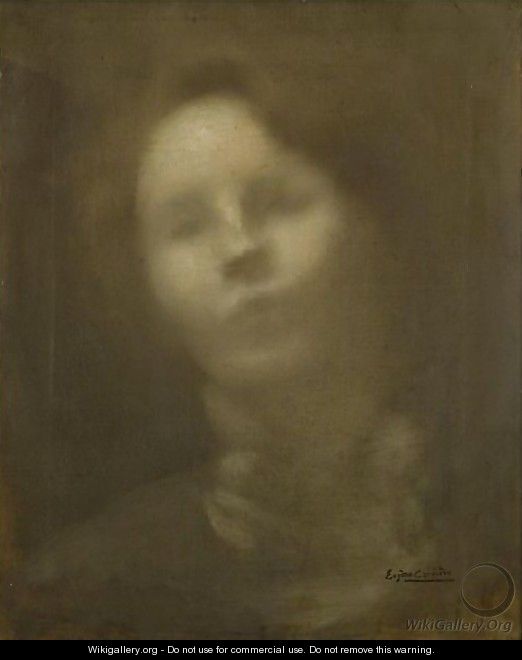 Portrait De Femme - Eugene Carriere