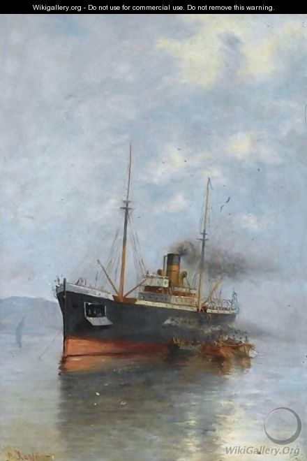Embarking The Steamship - Vasilios Chatzis