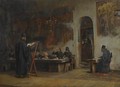 Refectory In A Greek Monastery - Theodoros Rallis