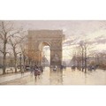 L'Arc De Triomphe - Eugene Galien-Laloue