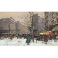 La Porte St Martin - Eugene Galien-Laloue