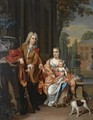 A Family Portrait Of Johan Diederik Pompe Van Meerdervoort (1697-1749) - Nicolaes Verkolje