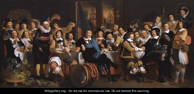 The Celebration Of The Peace Of Munster, 18 June 1648, In The Headquarters Of The Crossbowmen
