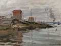 La Seine Au Petit-Gennevilliers - Claude Oscar Monet
