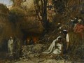 Christian Persecutors At The Entrance To The Catacombs - Henri Ippolitovich Semiradsky
