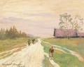 Peasants On A Country Road - Konstantin Alexeievitch Korovin