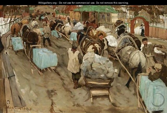 Cotton And Salt Merchants - Mitrofan Pavlovich Martyschenko