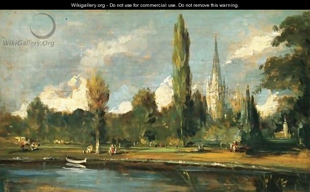 A View Of Salisbury Cathedral - John Constable