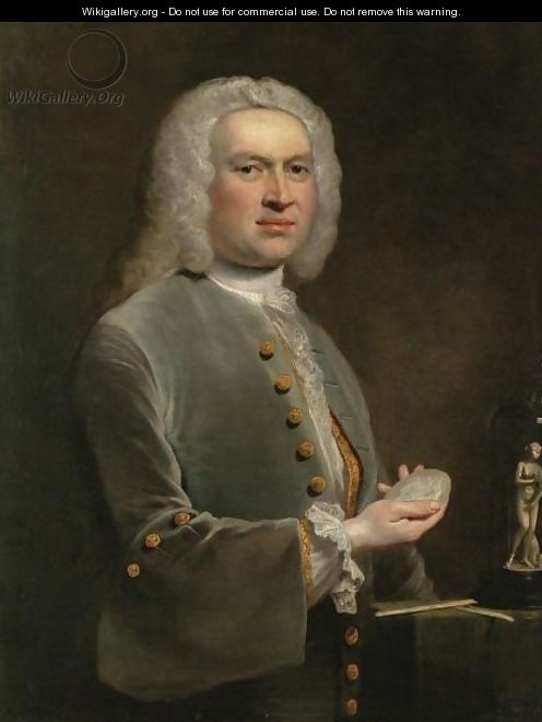 Portrait Of Jasper Van Der Hagen (Act. 1744-D. 1769) - Joseph Highmore