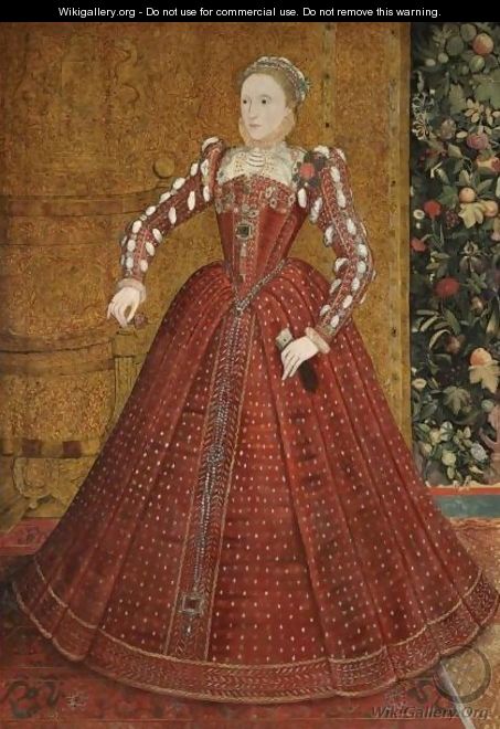 Portrait Of Queen Elizabeth I (1533-1603) - Steven van der Meulen