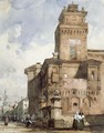 The Castello, Ferrara - Richard Parkes Bonington