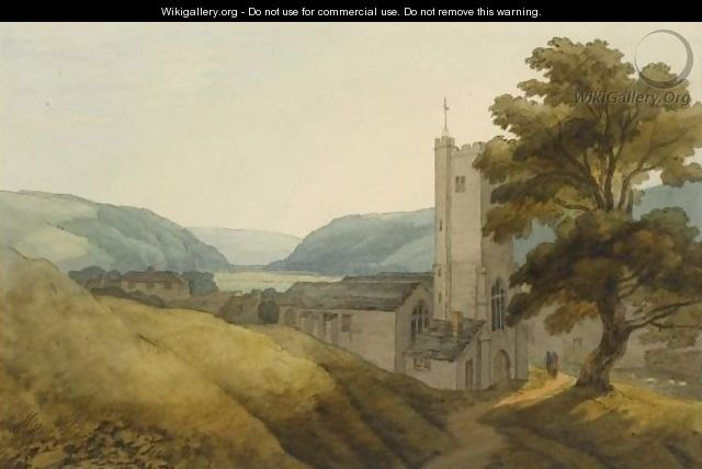 From The Churchyard At Dulverton, Somerset - John White Abbott