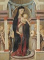 Madonna Col Bambino E Quattro Angeli Musicanti - Giovanni di ser Giovanni Guidi (see Scheggia)